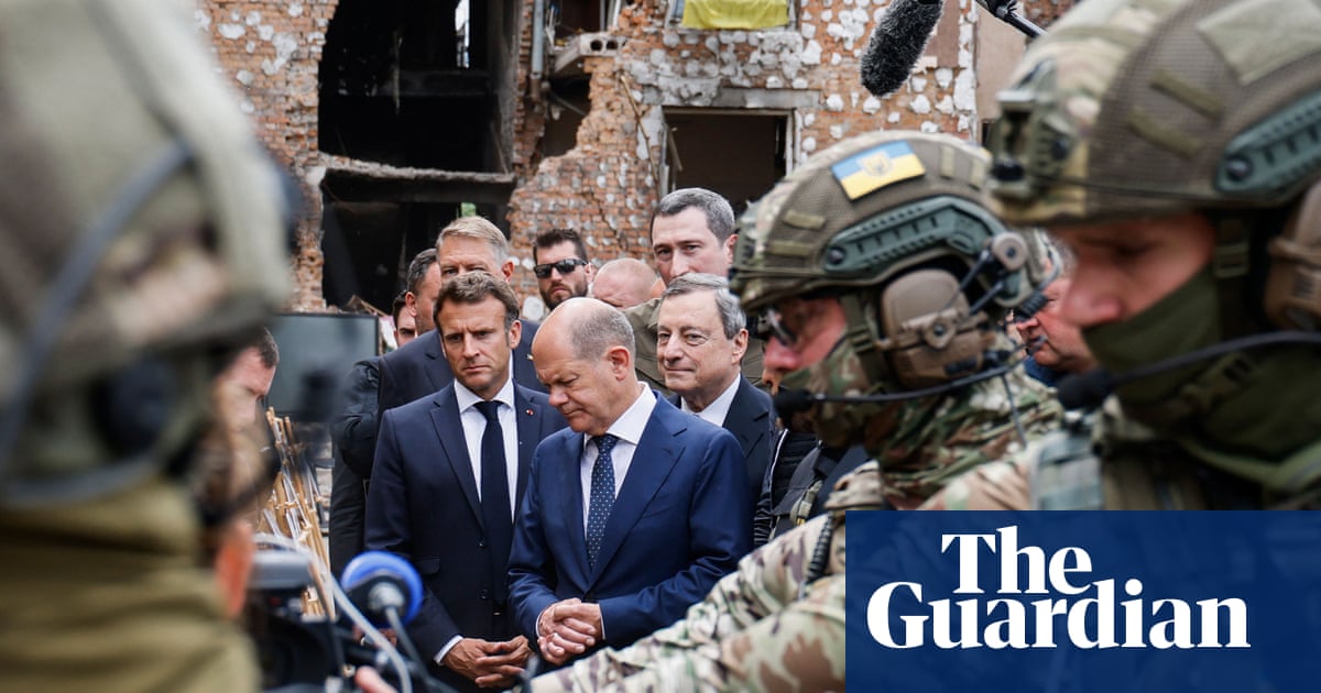 Scholz, Macron and Draghi in Kyiv to show support for Ukraine