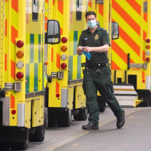 A paramedic extracurricular a enactment of ambulances