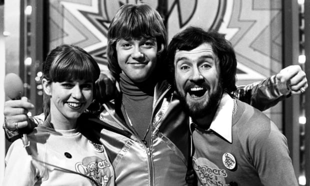 Keith Chegwin (centre) with Debby Cumming and Gordon Astley on Cheggers Plays Pop in 1979