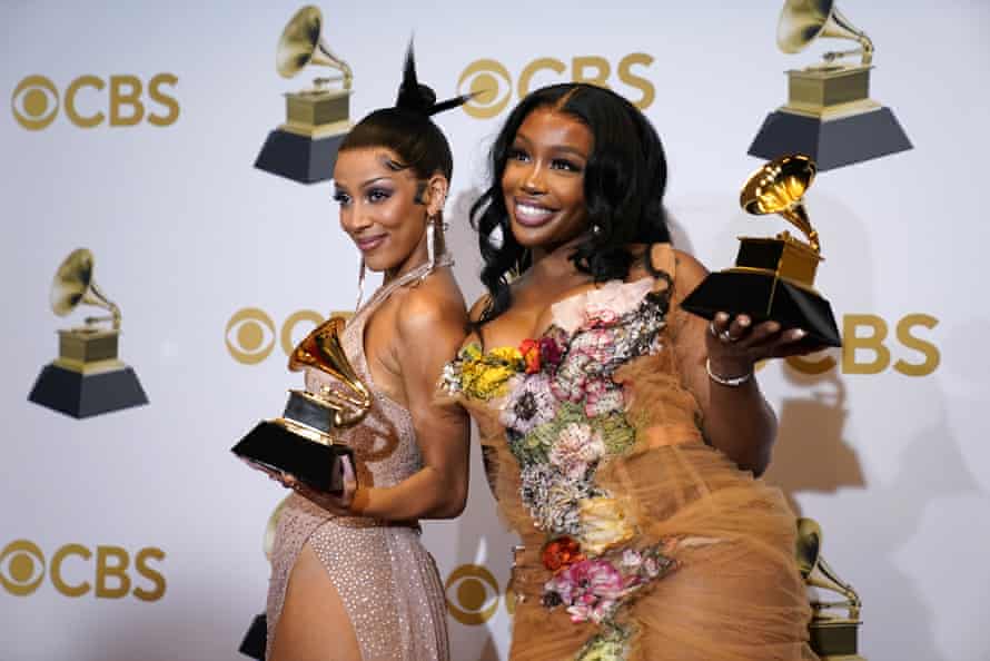 Joie de vivre … Doja Cat and SZA.