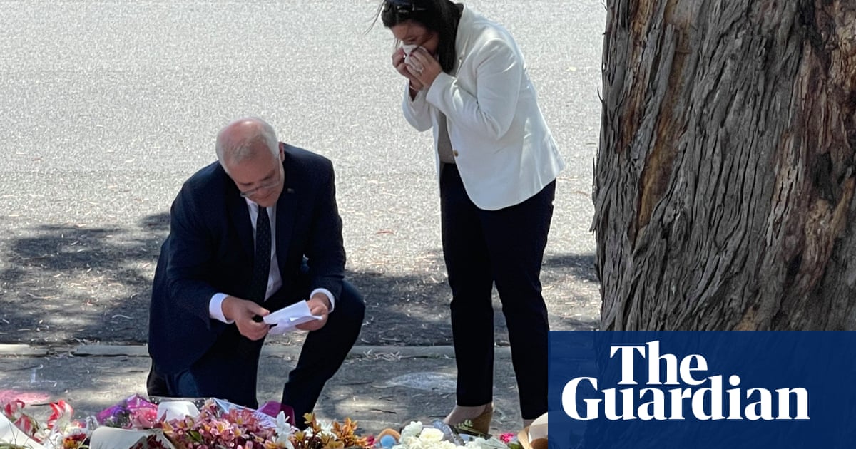 ‘A terrible, unimaginable tragedy’: Morrison visits site of jumping castle disaster – video