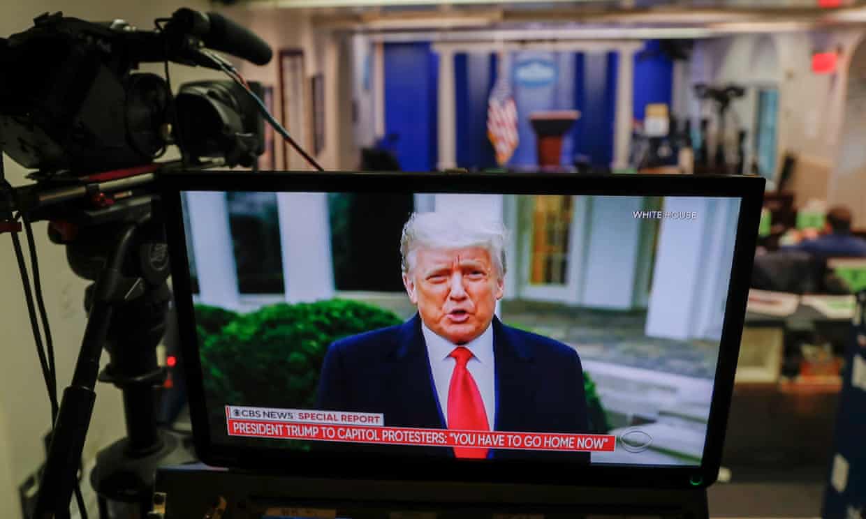 Biden to ‘speak truth’ on Capitol attack as Trump cancels anniversary event (theguardian.com)