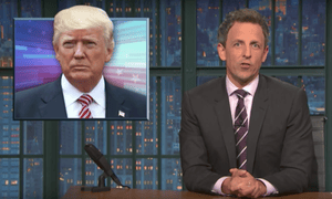 ‘Maybe the craziest part is the the absurd lengths Trump went to to try to get Comey to pledge his loyalty by essentially playing word games with him’...Seth Meyers