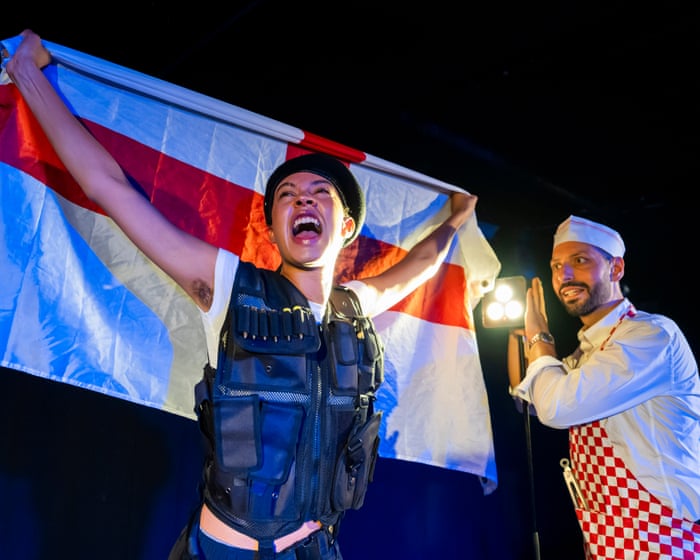English Kings Killing Foreigners review – astonishingly timely savaging of Shakespeare’s flag-waving xenophobia