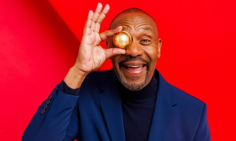Sir Lenny Henry poses for Red Nose Day 2024.