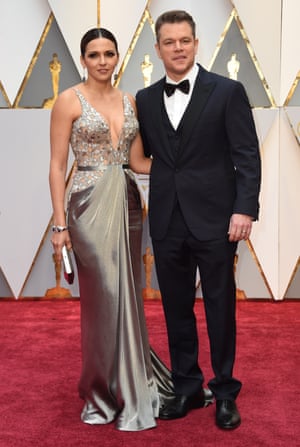 Matt Damon and his wife Luciana Barroso