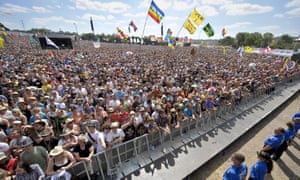 Crowds at the Glastonbury Festival, one of many cancelled this year.