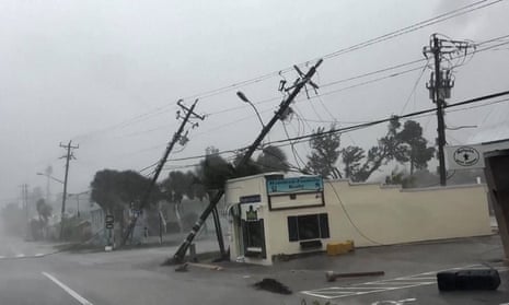 Dashcam footage shows storm pounding Florida’s coast before