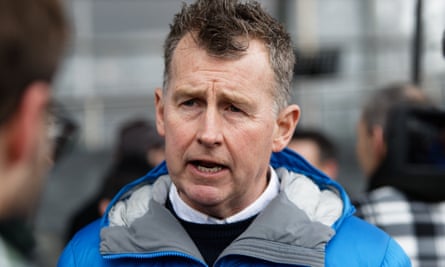 Nigel Owens speaking to an interviewer