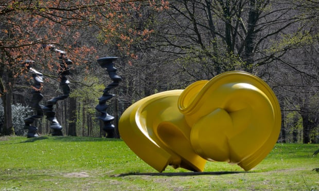 Tony Cragg Declination (2004, Bronze) at Skulpturenpark-Waldfriden, Germany