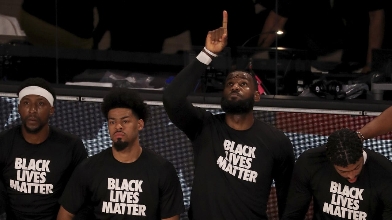 I Want Us To Be Heard Lebron James On Taking A Knee Before Nba Return Video Sport The Guardian I Want Us To Be Heard Lebron James On Taking A Knee Before Nba Return Video Sport The Guardian