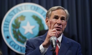 Greg Abbott in Austin in September. The Republican governor’s order quickly drew outcry and accusations of voter suppression.