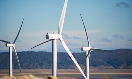 Australia needs a lot more windfarms to help meet its renewable energy target.