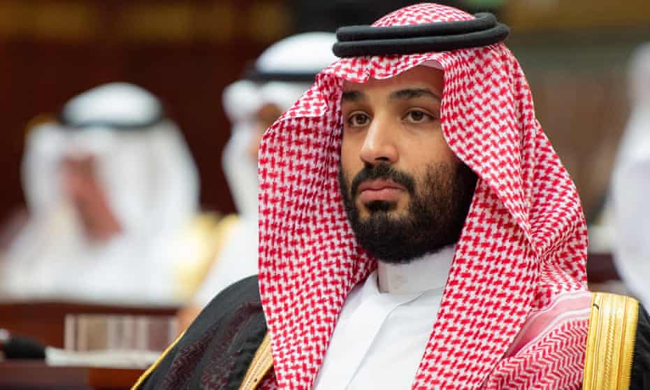 Saudi crown prince Mohammed bin Salman in Riyadh, Saudi Arabia, on 19 November.