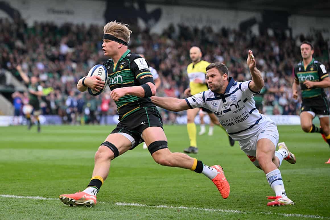 Henry Pollock attacks for Northampton