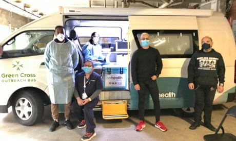 Cohealth Street Doctor van with people in front