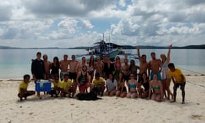 The Tao team with Megan Kinsey’s group of visitors.