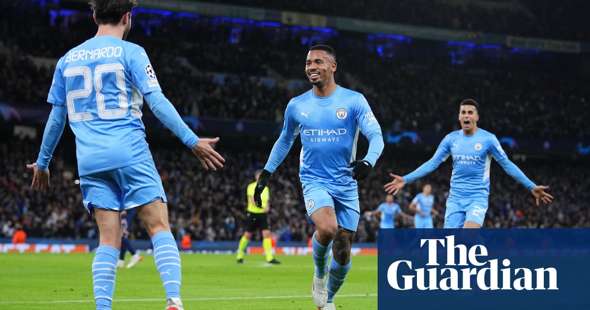 Jesus completes Manchester City fightback to sink PSG and seal top spot