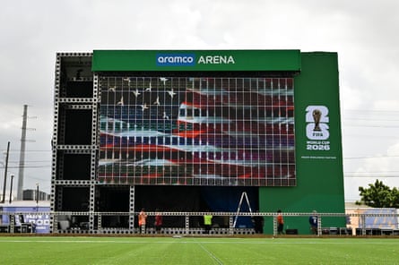 The Aramco Arena surface astatine nan Fifa instrumentality show successful Houston.