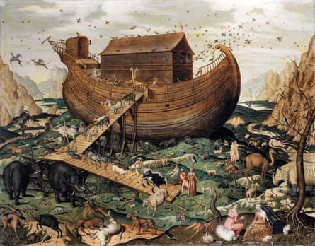 How many animals did Moses take on to the Ark?