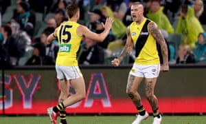 Dustin Martin (right)