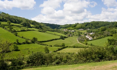 The village of Branscombe, Devon