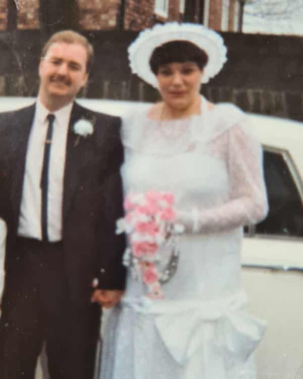 Terry and Michele connected their wedding day.
