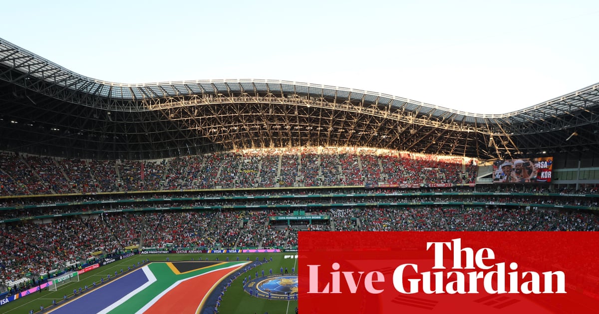 South Africa v South Korea: World Cup 2026 – live