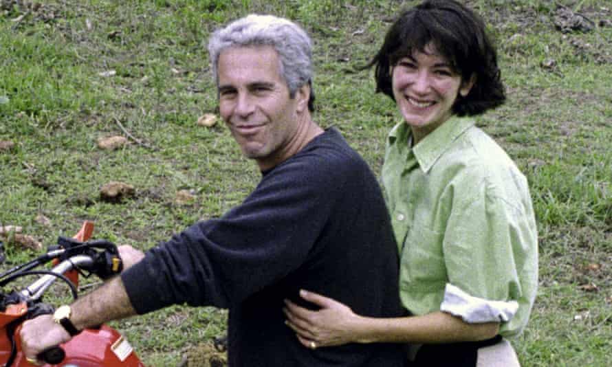 “A handmaiden for extreme misogyny” … Ghislaine Maxwell pictured with Jeffrey Epstein.