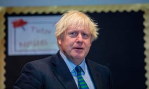 The prime minister visiting Castle Rock school in Coalville, Leicestershire, on 26 August.