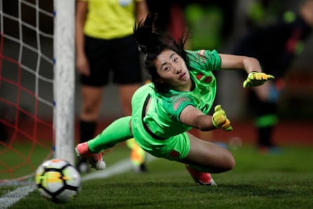 Peng Shimeng has emerged as China’s first-choice goalkeeper at the age of just 19.
