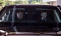 Footage released by Russian state TV showed the two leaders driving around what appeared to be a park in Pyongyang
