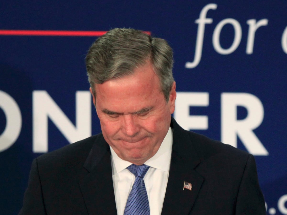 Fall Of The House Of Bush How Jeb Fell Victim To Hype Hysteria And Himself Jeb Bush The Guardian