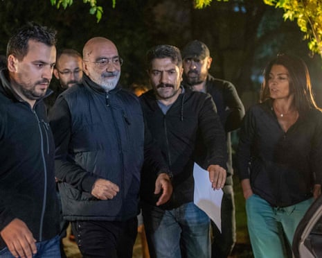 Ahmet Altan is detained again on 12 November 2019 in Istanbul.