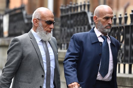 Ibrahim Elomar and Mamdouh Elomar arrive at the Supreme Court of NSW in Sydney.