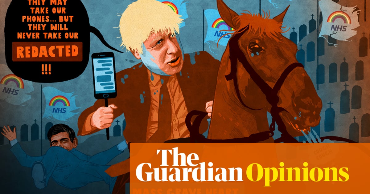 Rebecca Hendin on the row over Boris Johnson’s Covid WhatsApps – cartoon