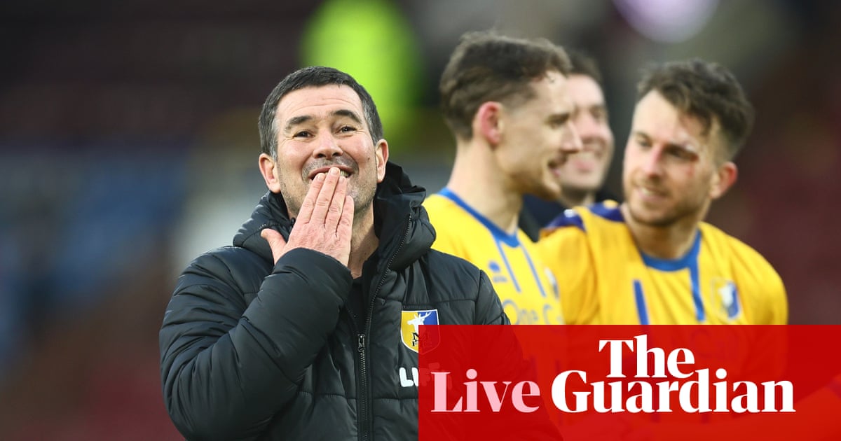 Clough pulls off FA Cup shock, Birmingham v Leeds buildup, WSL and more matchday live