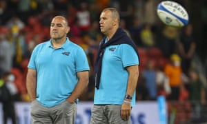 Mario Ledesma and Michael Cheika