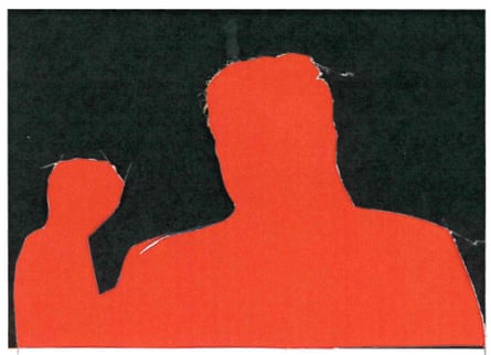 a red silhouette