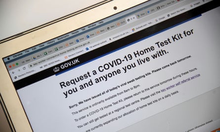 Uk Coronavirus Home Test Kits Run Out As Eligibility List Is Expanded Coronavirus Outbreak The Guardian