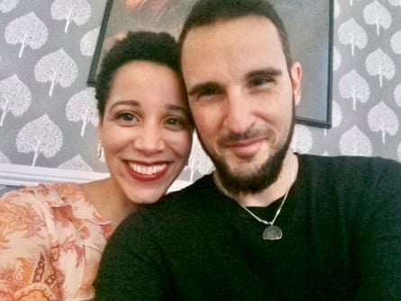 Post-lockdown reunion … Eve and Giuseppe met in Dublin, because Ireland was the only country both could enter