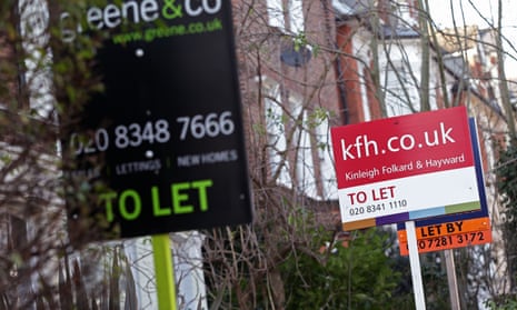 London sees biggest drop in rents, as UK property prices also slide for third month in a row.