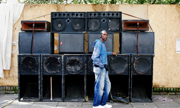 The Nasty Love sound system at the Notting Hill Carnival, London.
