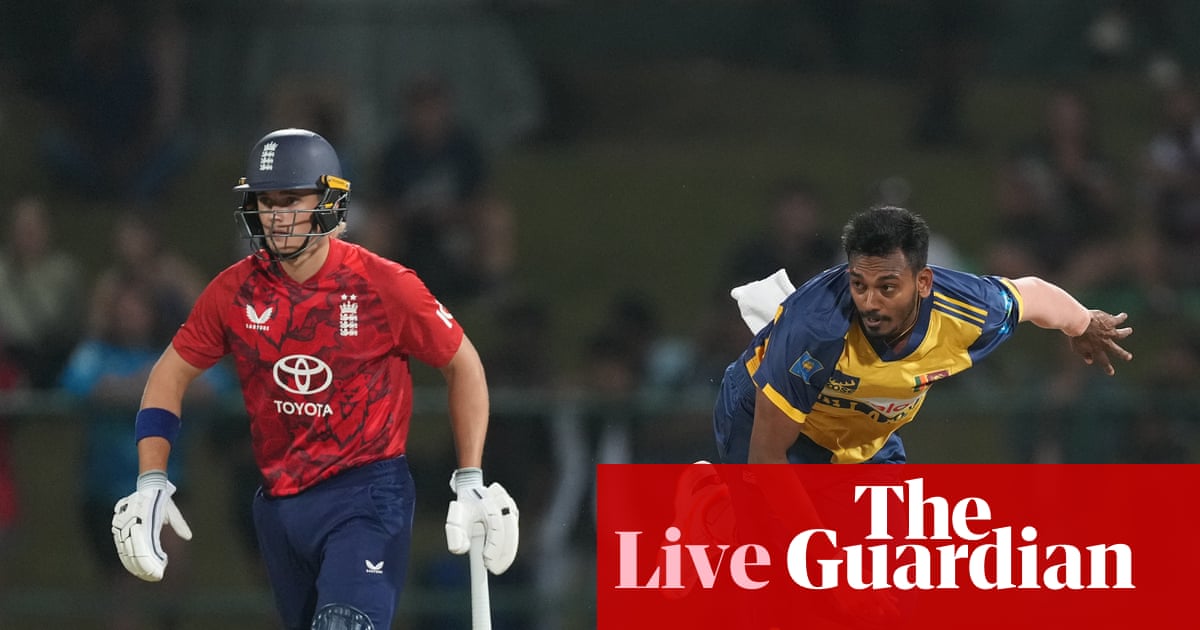 Sri Lanka v England: third men’s cricket T20 international – live