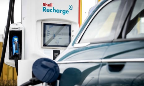 Shell electric vehicle charge point