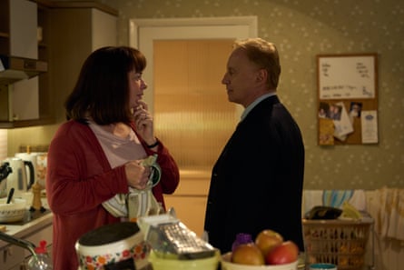 Eve Myles as Jacqui Hames and Robert Carlyle as Dave Cook.