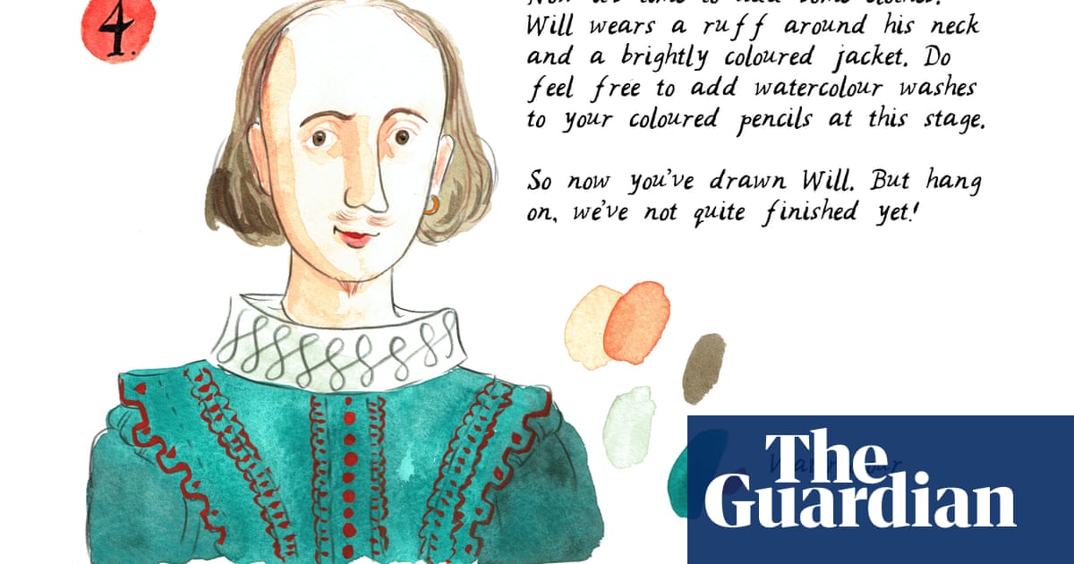 How to draw… William Shakespeare | Children's books | The Guardian