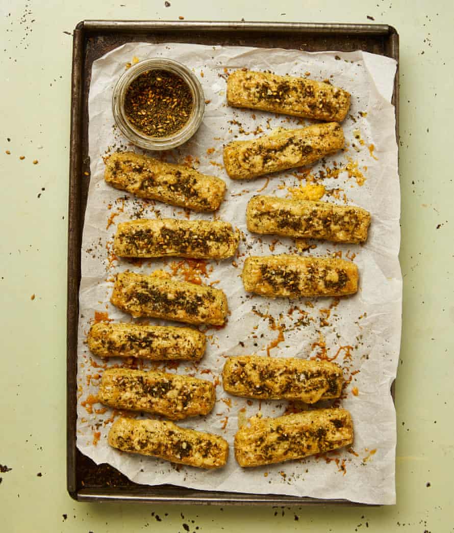 Yotam Ottolenghi’s za’atar and gruyere sticks.