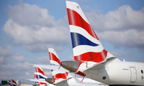 British Airways aircraft stand at London City Airport
