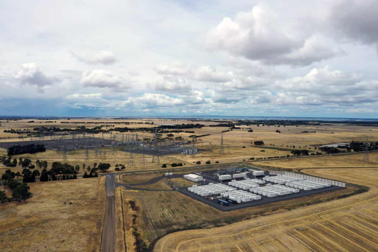 The Victorian Big Battery site operated by Neoen SA in Moorabool, Victoria, Australia